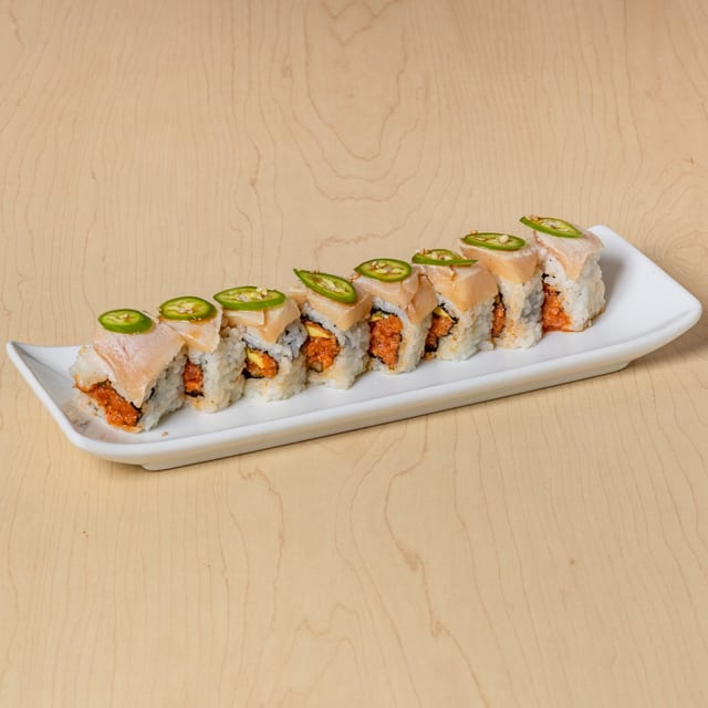 Spicy Seared Yellowtail Roll.