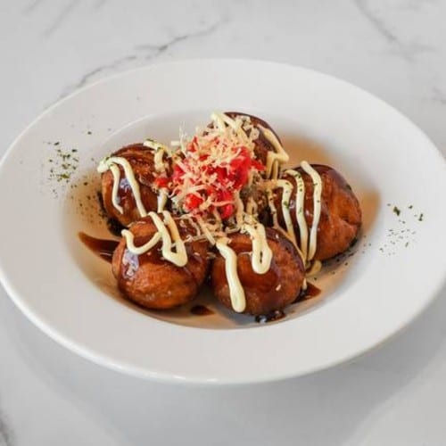 Takoyaki.
